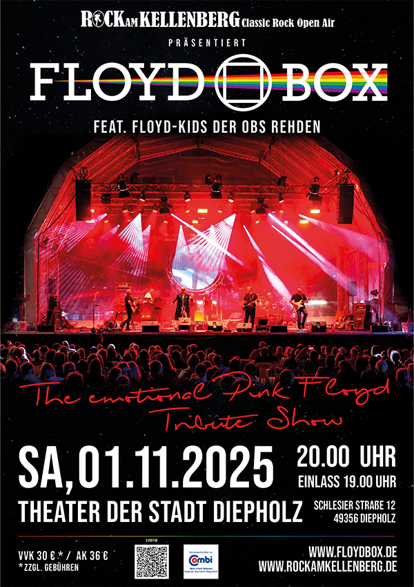 Floydbox Konzertplakat 01.11.25 Diepholz